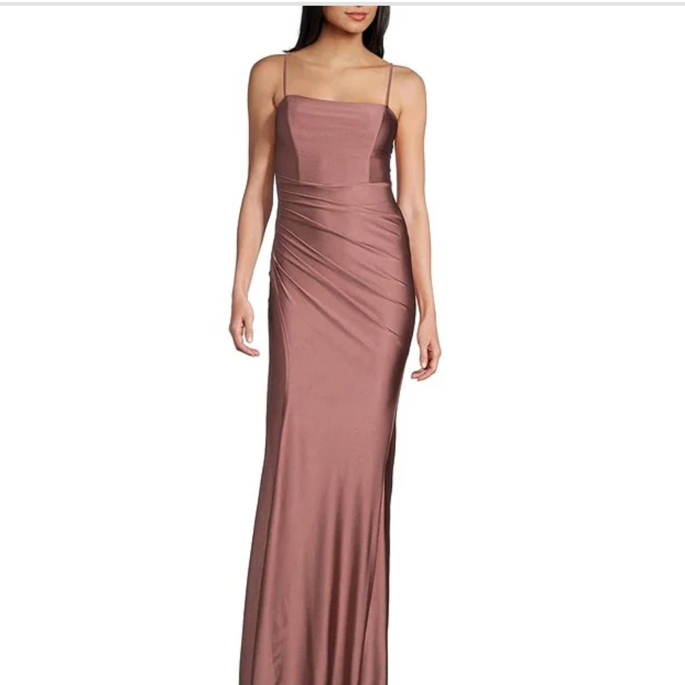Honey and Rosie Dusty Rose Formal Dress